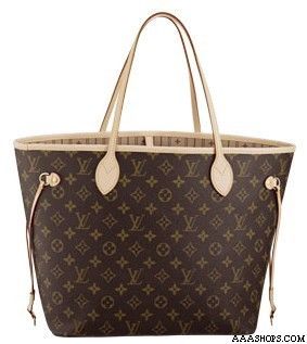 ＬＶ Monogran Neverfull MM 縮口肩背購物包(中)附購買證明 Ｍ40156 - 20100129172536_757376406.jpg(圖)