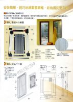 摺疊隱藏式紗窗.無障礙摺疊紗窗~豐田鋁門窗五金行 _圖片(1)