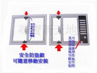 尋寶新天地*[日本進口]鋁門窗落地窗氣密窗兒童安全鎖防墜鎖防墜器防盜鎖防盜器-安全鈕型(小)*大樓公寓防小朋友誤開窗戶墜樓.居家防竊賊小偷色狼侵.可預留窗型冷氣機安裝及通風空間.免鑰匙免工具免破壞門窗_圖片(4)