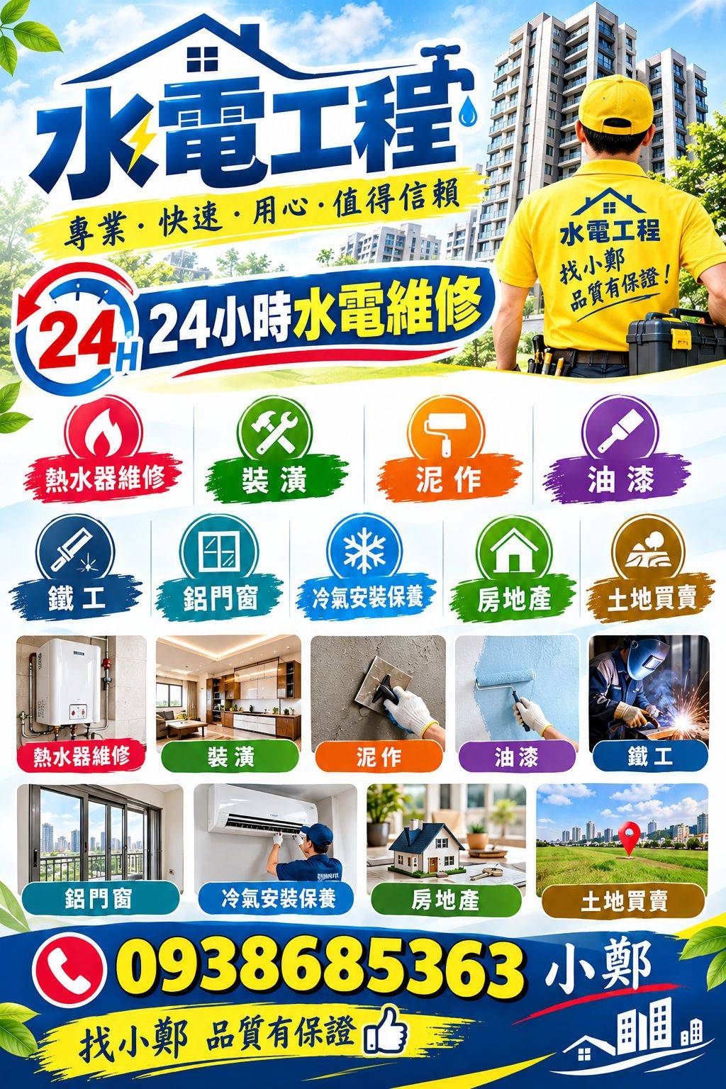 24小時水電維修 熱水器維修 電能熱水器 北市/新北市 - 20261010190932-632176603.jpg(圖)