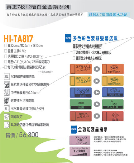 普德HI-TA817電解水生成器-RO飲水機(淨水器) - 20120509104158_533385171.jpg(圖)