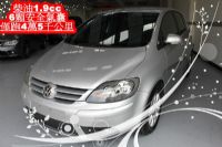 06年GOLF PLUS 銀色柴油車6安全氣囊才跑4萬5千絨布座椅質感優車庫女用車無事故小型車界最省油最安全薄利出售與你做朋友_圖片(3)