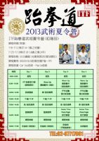 【中華民國傳統跆拳道協會】ITF跆拳道2013年武術夏令營_圖片(1)