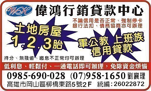 只要有工作，馬上貸給您，不看信用狀況，協商法扣也可辦理，銀行汽車貸款、買車送您加油金！ - 20130809114729_21750562.jpg(圖)