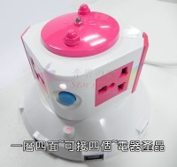 【昕之電】立式電源插座~塔式電源插座+USB HUB 單層四個插座 電源插座 延長線 插座轉換器_圖片(2)