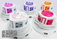 【昕之電】立式電源插座~塔式電源插座+USB HUB 單層四個插座 電源插座 延長線 插座轉換器_圖片(4)