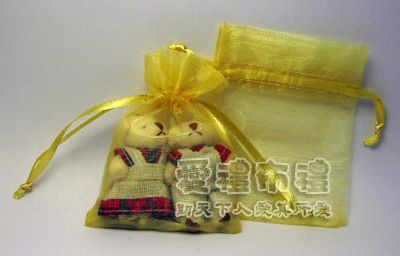 【愛禮布禮】婚禮小物： 淡金色雪紗袋7x9cm~1個1.4元起 10個 一般價 18 元 會員價 18 元 - 20151117141854-741558208.jpg(圖)