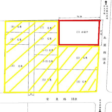 售中壢工業區1015坪中壢工業地18米路(北園路)面寬46.79米,深度74.56米 - 20090714135839_551400109.JPG(圖)