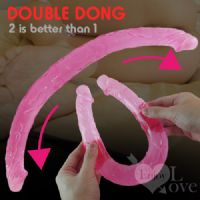 【DOUBLE DONG 果凍老二型雙頭龍】情趣用品好用嗎_圖片(1)